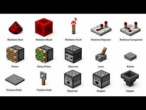Every redstone component explained