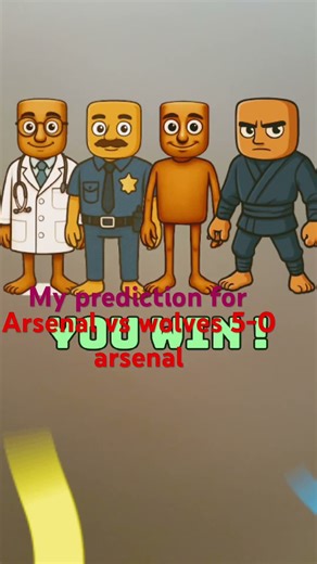 My prediction for arsenal vs wolves