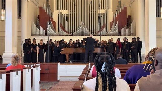 Alabama State University Choirs on Instagram: "Alabama State University Choir at Samford University performing Daemon Irrepit Callidus by György Orbàn. #asuchoir #bamastate #daemon #competition"