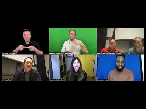 DeafSpace Architecture Panel with Christopher Laing, Jeffrey Mansfield and Alexa Vaughn.