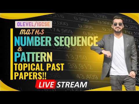 OLevel/IGCSE Maths Number Sequence & Pattern (Topical Past Papers)