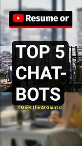 Top 5 AI Chat Bots: #AIChatbots #AItools #Top5AI #ChatGPT #ClaudeAI #GeminiAI #shortsviral