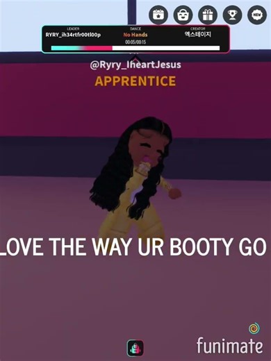 NO HANDS TRNED #roblox #funimate