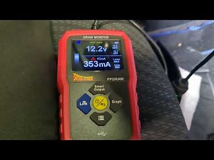 Nissan Note battery goes flat, drain found using the PPDRAW