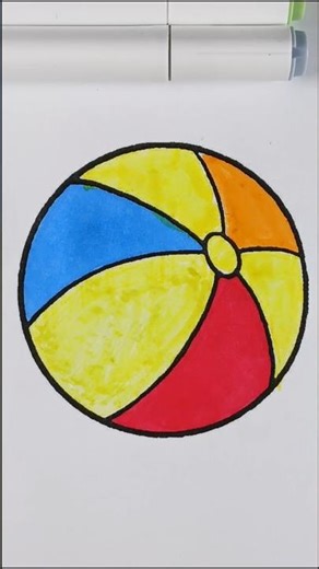 Let's Color The Little Ball #coloring #ball #little