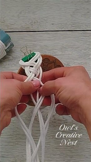 DIY Decor: Rope Weaving #shorts #decor #viral #diy #trending #homedecor
