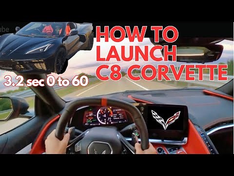 How to Use Launch Control on a C8 Corvette.