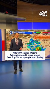 47K views · 326 reactions | We've put out an ABC13 Weather Watch for when the heavy rain blows in Thursday night and Friday, especially in our coastal counties south of I-10. https://abc13.com/39346/ | ABC13 Houston | Facebook