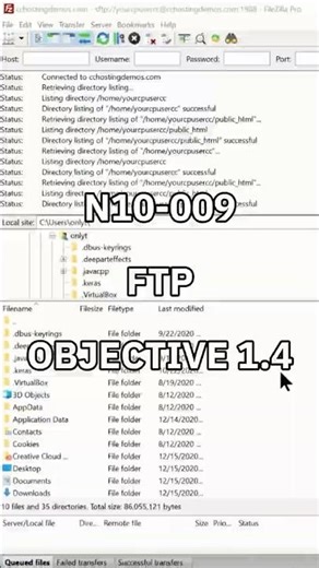 N10-009 Objective 1.4: What is FTP (File Transfer Protocol)? 📁🌐 #comptia #networkplus #n10009