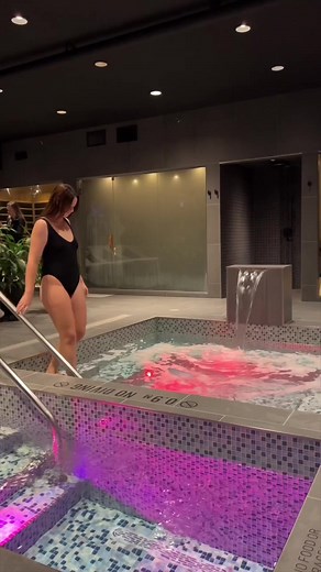 Soak in self care at Ska Thermal Spa in downtown Calgary. #traveltok #traveltiktok #calgary #loveyyc #yyc #calgaryspa #wellnesstravel #hydrotherapyspa #fyp #travelbucketlist