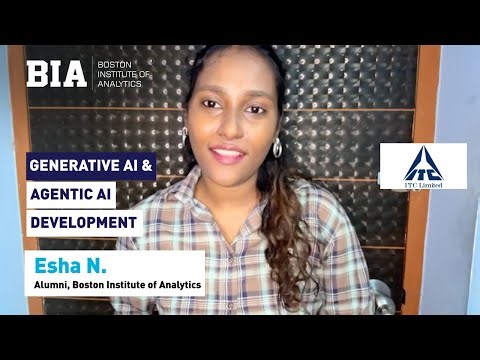 How BIA’s Generative AI & Agentic AI Development Program Helped Esha Land an AI Intern Role at ITC
