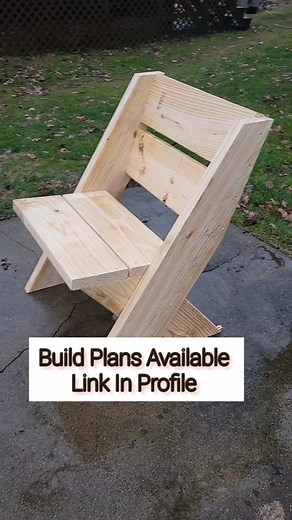 DIY Outdoor Chair Build Plans Available