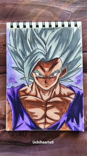 Drawing Beast Gohan🥶 #drawing #dragonball #animeart #shorts #art