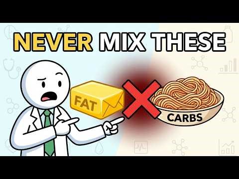 Why Eating Fat With Carbs is Destroying Your Metabolism (Science Explained)