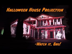 Halloween House Projection Mapping 2022