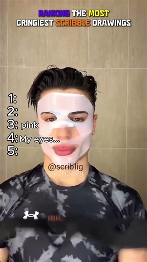 Ranking the Most Cringest Scriblig Drawings 😭💀 #top5 #funny #ranked