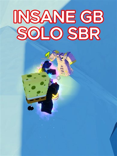 INSANE GB SOLO SBR #yba #rblx #tik_tok #shorts #viralvideos #trendingvideos #gaming
