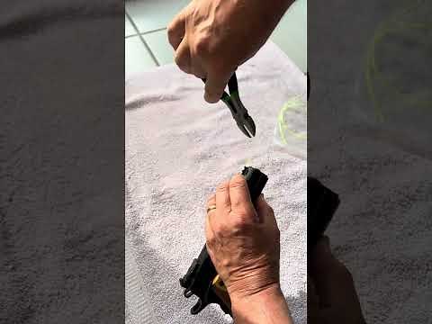 Rock Island 1911 - fiber optic front sight installation