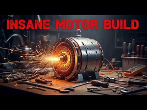 “Building a Powerful Electric Motor From Scratch | Full Process”