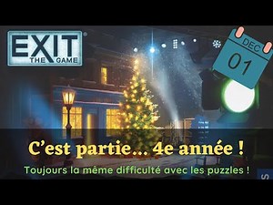 Calendrier de l'Avent EXIT - 1er décembre 2024