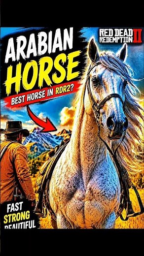 How to Catch the White Arabian Horse in RDR2 (Fast & Easy) 🐎🔥#shorts#rdr2