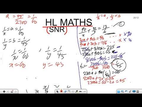 Distance Word Problems HL Maths Competition (2nd Edition), Senior Category Round 1 Solutions.