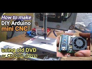 Create a DIY Mini CNC Using Old DVD or CD ROM drives and Arduino | Mechatronics Engineering