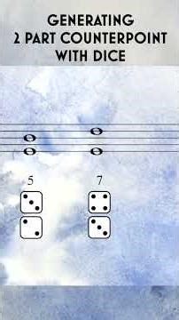 Two Part Counterpoint with Dice