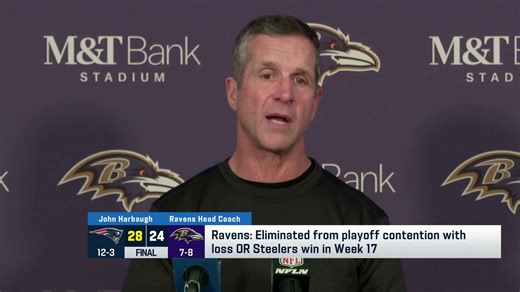 John Harbaugh: 'I expect our team to keep fighting'