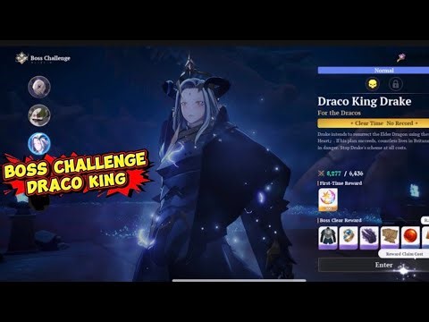 BOSS CHALLENGE DRACO KING DRAKE | THE SEVEN DEADLY SINS ORIGIN BOSS FIGHT