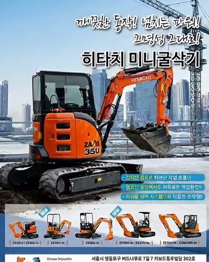 전 세계 판매 1위의 위엄! 히타치 3.5톤 #hitachicompactexcavator #shorts