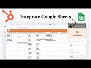 How To Integrate Google Sheets With HubSpot (No Coding Needed)