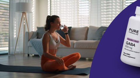 PureFormulas GABA 500 mg - 60 Capsules | Natural GABA Supplement (Gamma-Aminobutyric Acid)| Relaxant for Sleep Support, Pain Relief, Mood Balance, and Stress Reduction | Non-GMO, Gluten-Free