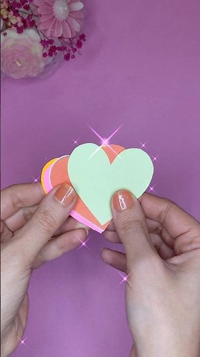 CREATE a Romantic Heart Waterfall Card for VALENTINE'S DAY!