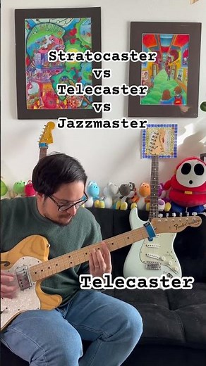 Stratocaster vs Telecaster vs Jazzmaster #guitar