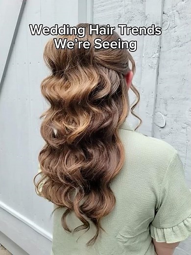 Wedding Hair Trends We're Seeing #weddinghairstyles #weddinghairstyle #weddinghair