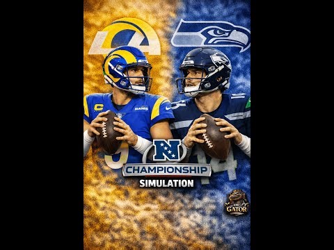 Rams vs Seahawks — NFC Championship Simulation | Who Reaches the Super Bowl?