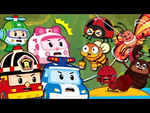 POLI Bug Rescue Team Compilation│Save the Insect Friends│EP01 - 05│POLI Game│Robocar POLI TV