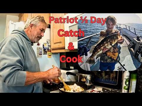 Party Boat Sculpin & Sheepshead on the Patriot! Catch & Cook Lobster Mac & Cheese | Cousin Jim”
