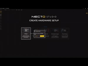 Create New Setup - Guided Tour | NECTO Studio v7