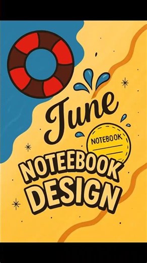 This Notebook Cover Design Will Blow Your Mind! | June Art Tutorial #art #diy#shorts #shortsart