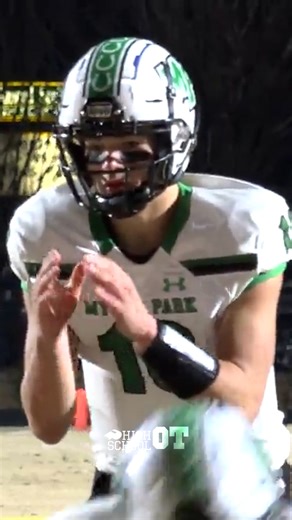 As he takes the field at tonight's Super Bowl, here is a look back at Drake Maye's final high school game at Myers Park in 2019. More from this game, and a list of former NC high school football players to participate in tonight's game can be found on HighSchoolOT.com. | HighSchoolOT.com