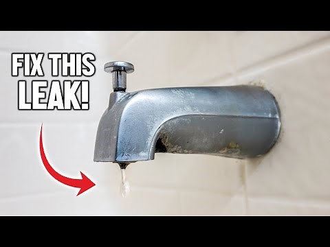 How To Fix A Leaking Bathtub Faucet Two Ways! The Pro DIYer Way!