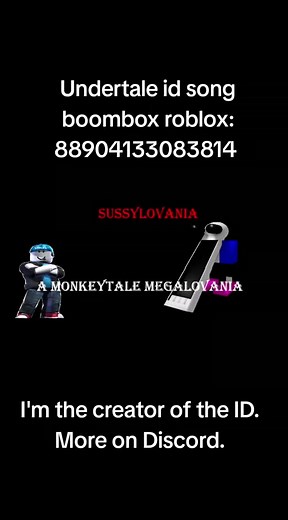 Undertale Megalovania Boombox Roblox ID