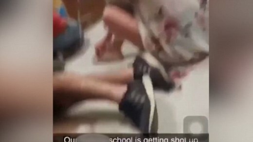 Graphic footage of shooting from inside Florida school