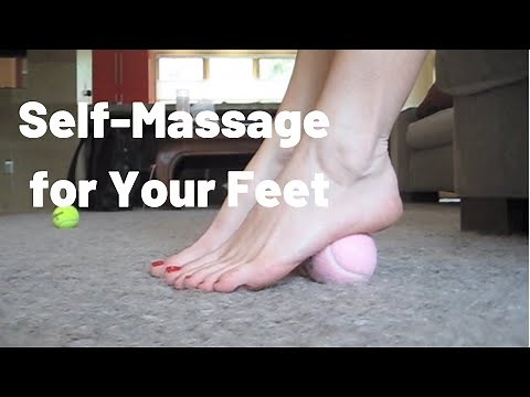 Foot Self-Massage with 2 Tennis Balls: Do It while You View It