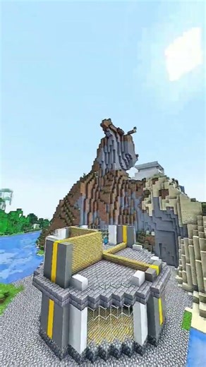 Minecraft 4 Floor Modern House Build 🏢 | Step by Step Easy Tutorial #shorts