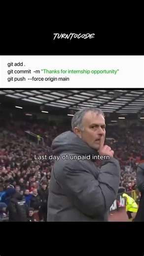 Last day of unpaid intern ! #code #intern #git #github