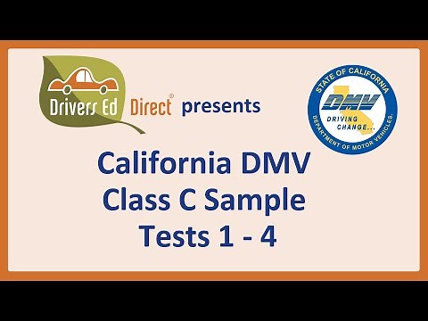 2024 CA DMV Practice Tests 🧡 40 Questions to Ace Your Class C Permit Test 🧡 Orange Series All Tests