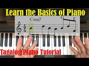 Piano Lesson 1 Basics ng Piano (Piano Tutorial for Beginners)